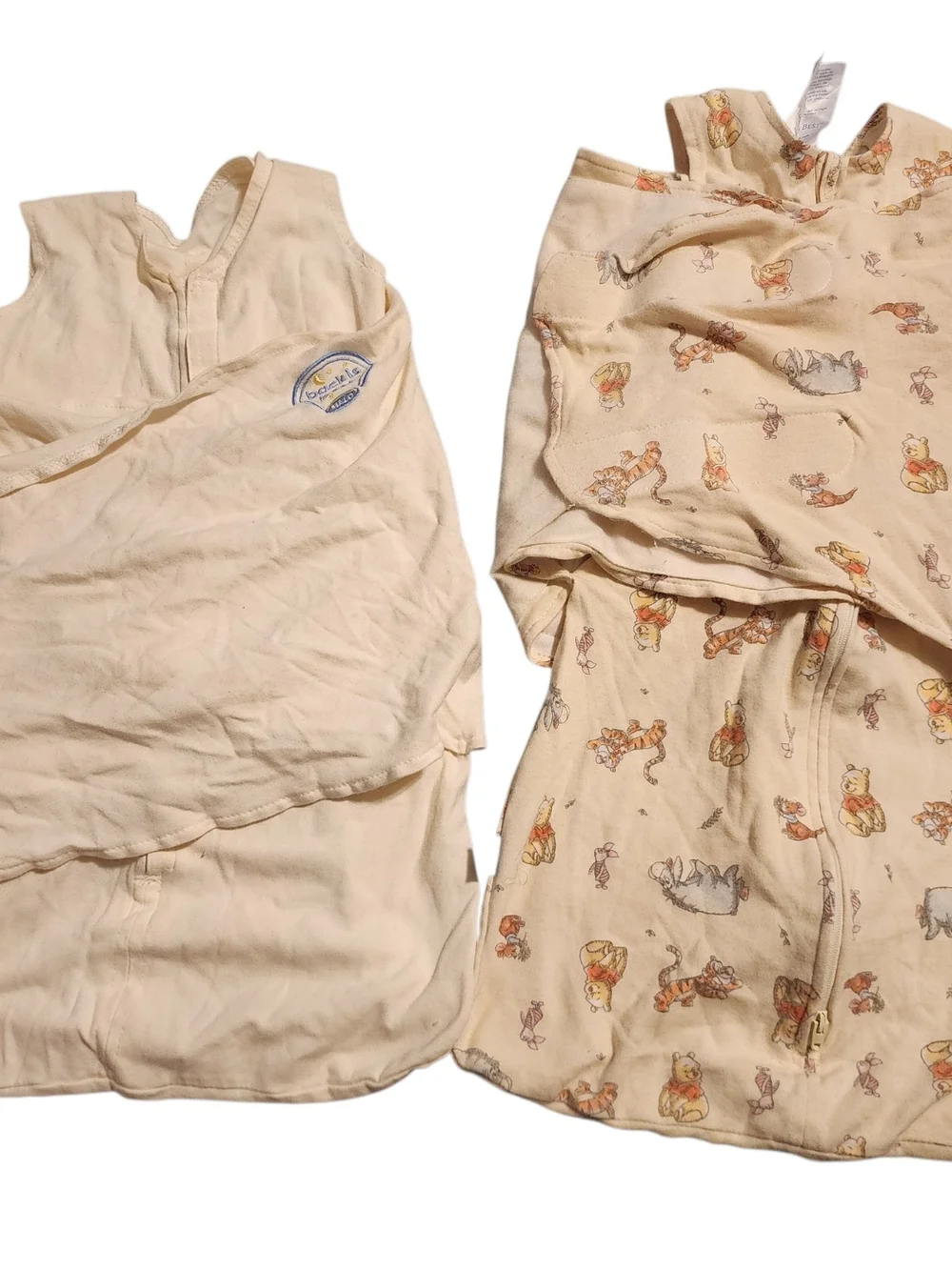 HALO Cream Sleep Sacks with Winnie-the-Pooh Print